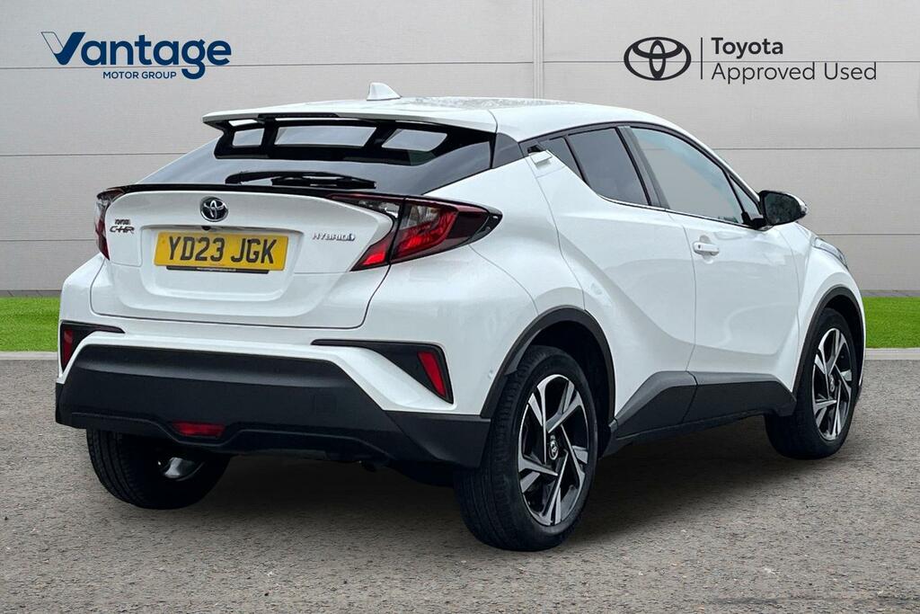 Toyota C-Hr 1.8 Vvt-h Gpf Design Suv Hybrid Cvt Eur YD23JGK White #2