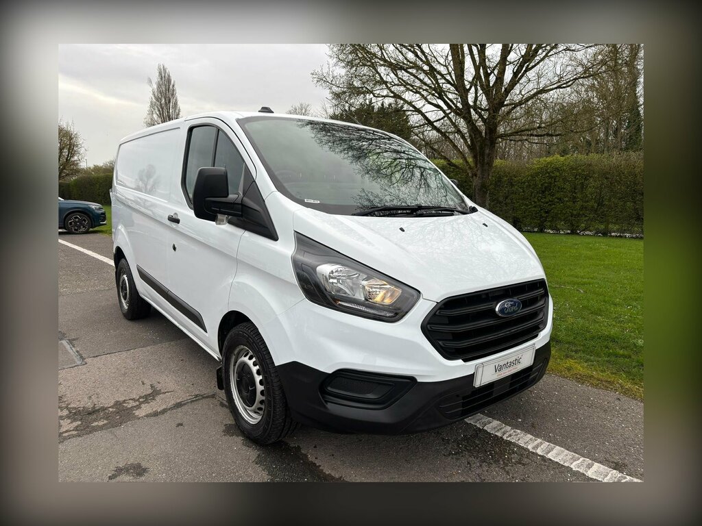 Ford Transit Custom 1.0 340 Ecoboost 13.6Kwh Leader Panel Van Petr YS21MKE White #2