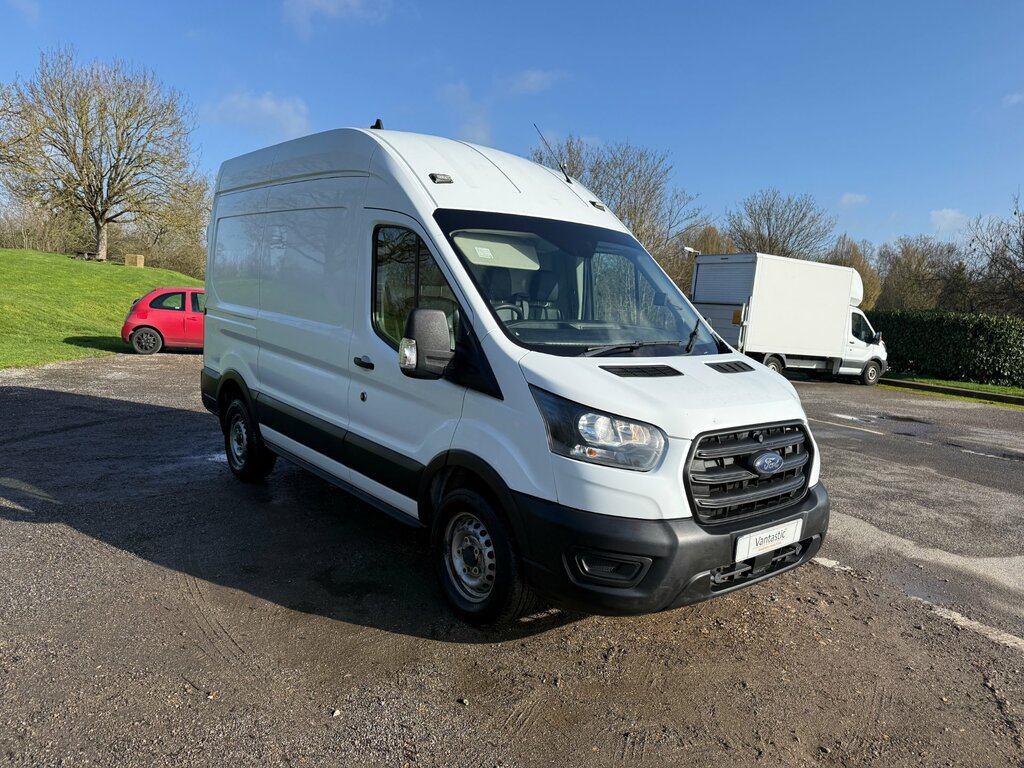 Ford Transit Custom 2.0 350 Ecoblue Leader Panel Van BJ70WKE White #2