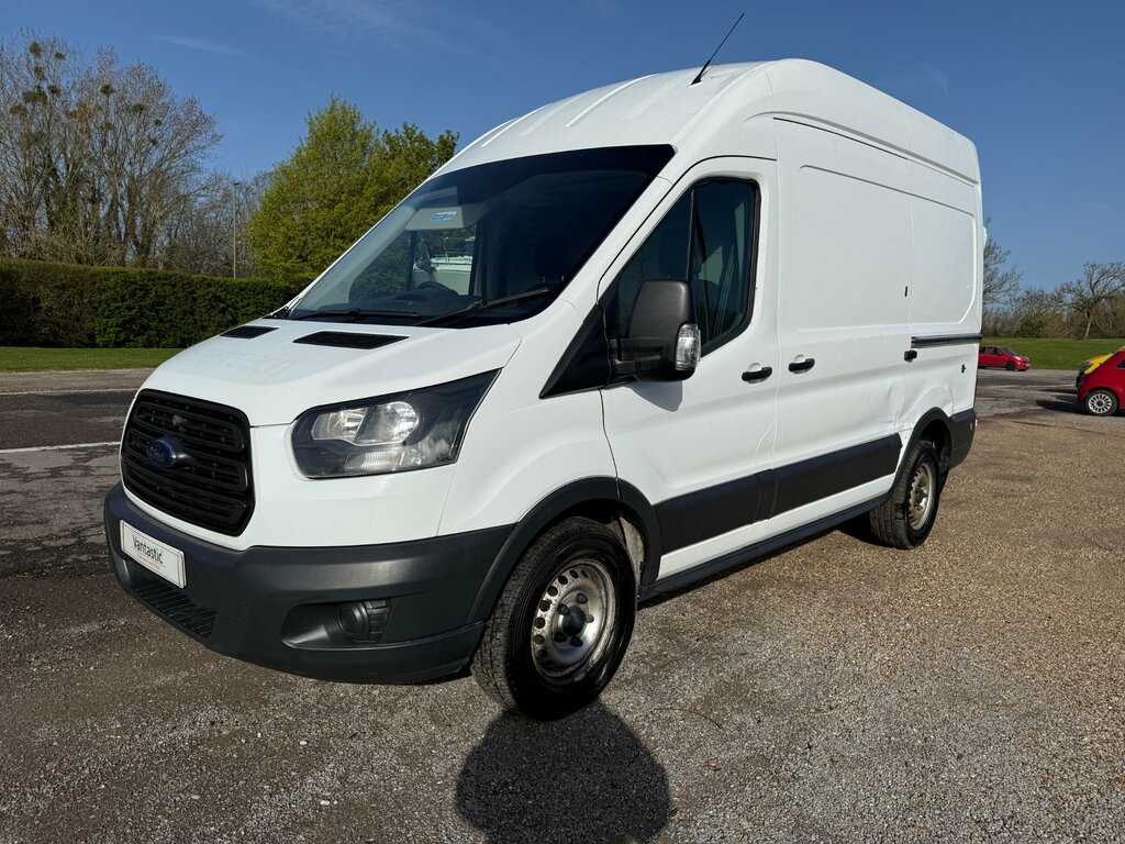 Ford Transit Custom 2.0 350 Ecoblue Panel Van Fwd L2 LB67DZZ White #2