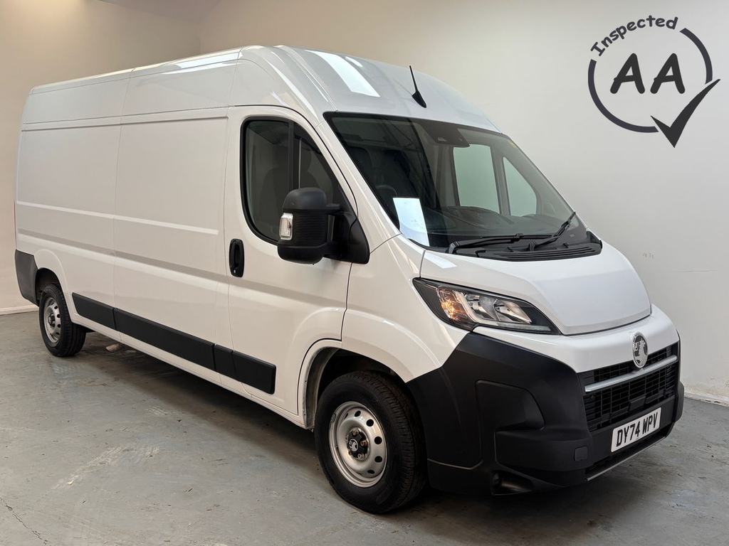 Vauxhall Movano 3500 Prime L3 H2 Lwb 2.2 Turbo D 140Ps White