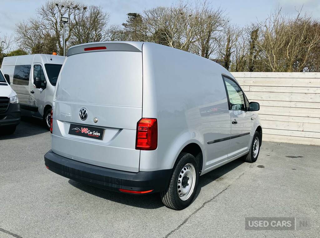 Volkswagen Caddy 2.0 Tdi Bluemotion Tech 102Ps Startline Van ML19HDZ Silver #6