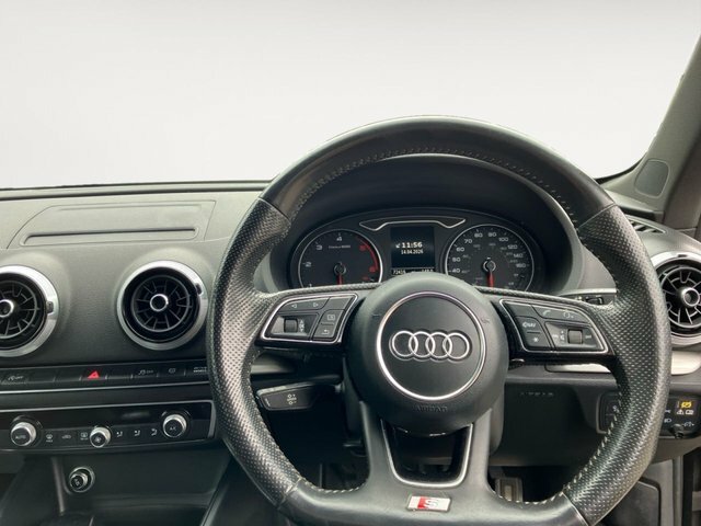 Audi A3 2.0 Tdi S Line Sportback Euro 6 OY18XHL Black #3