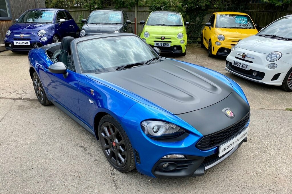 Abarth 124 Spider Convertible Blue