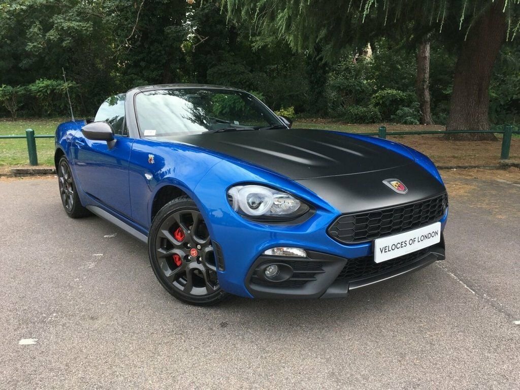 Abarth 124 Spider Convertible MD18WXX Blue #5