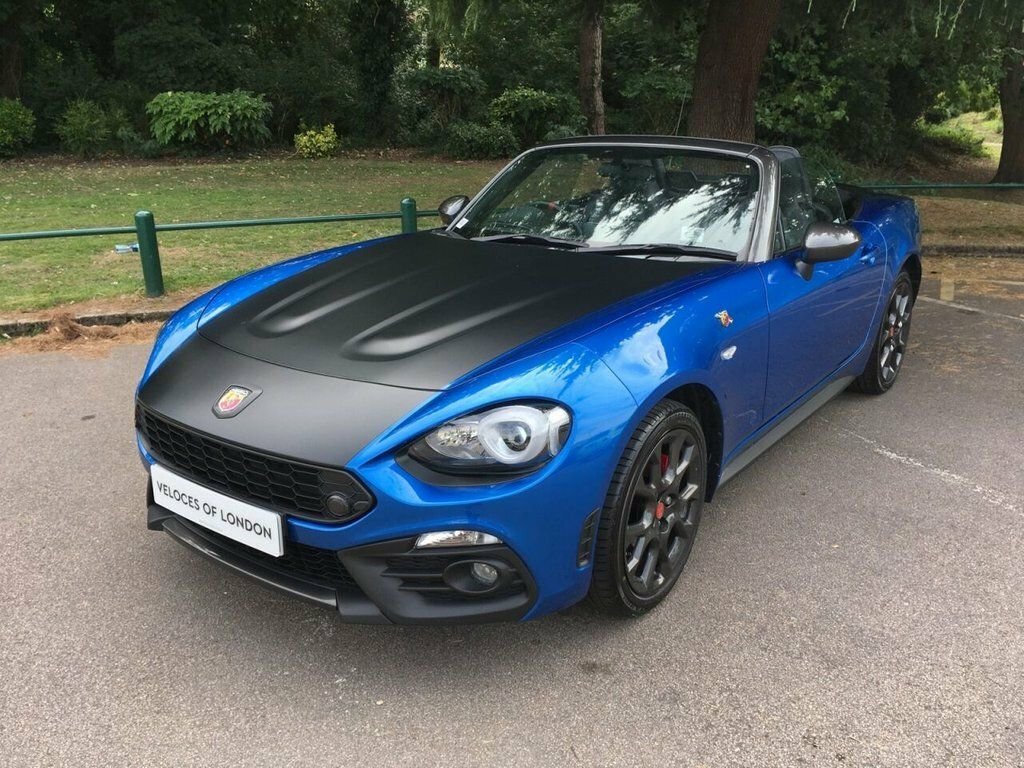 Abarth 124 Spider Convertible MD18WXX Blue #6