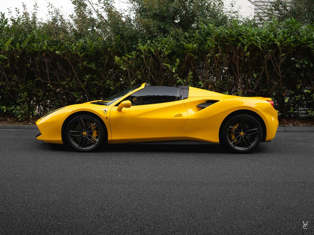 Ferrari 488 Yellow Yellow #4