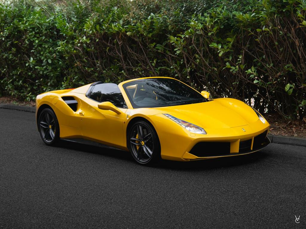 Ferrari 488 Yellow Yellow
