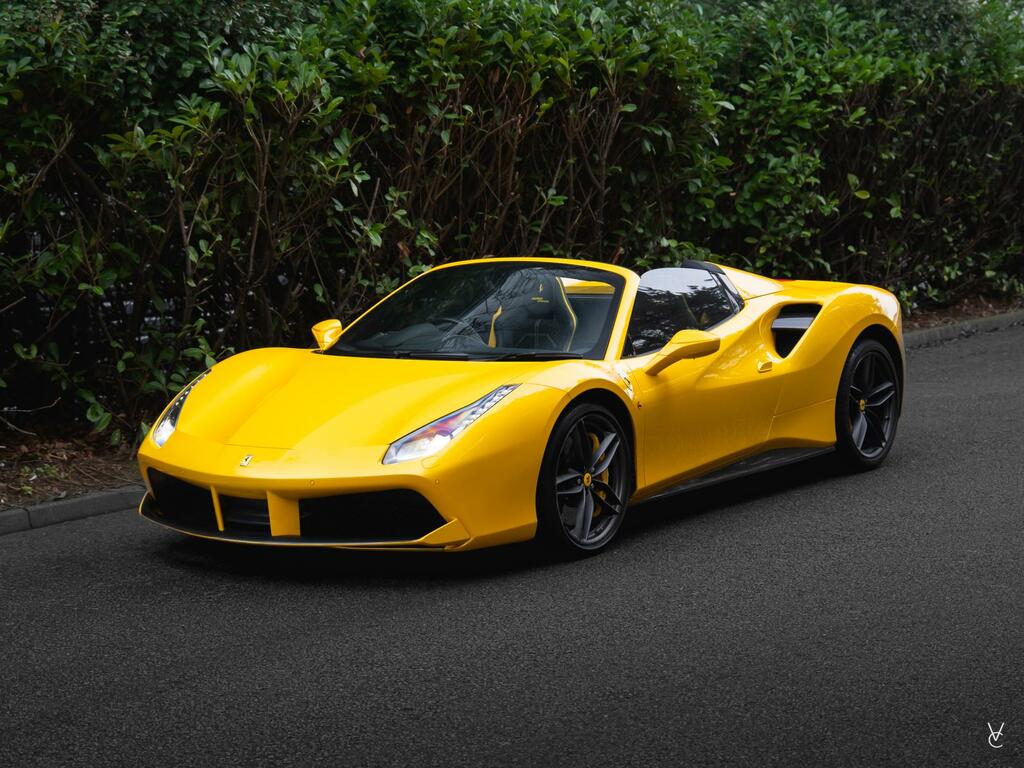Ferrari 488 Yellow Yellow #3