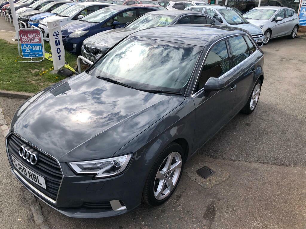 Audi A3 1.6 Tdi 30 Sport Sportback Euro 6 S S GJ69NBL Grey #3