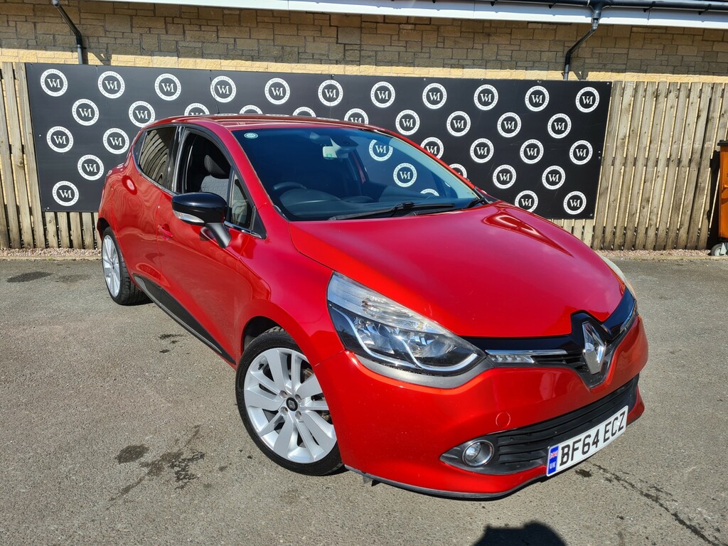Renault Clio 1.5 Dynamique S Medianav Dci 90 Stop Start 2014 Red