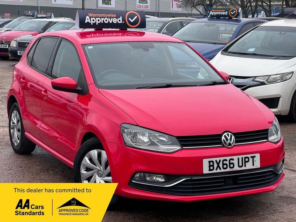 Volkswagen Polo 1.2 Tsi Bluemotion Tech Match Edition Dsg Euro 6 BX66UPT Red