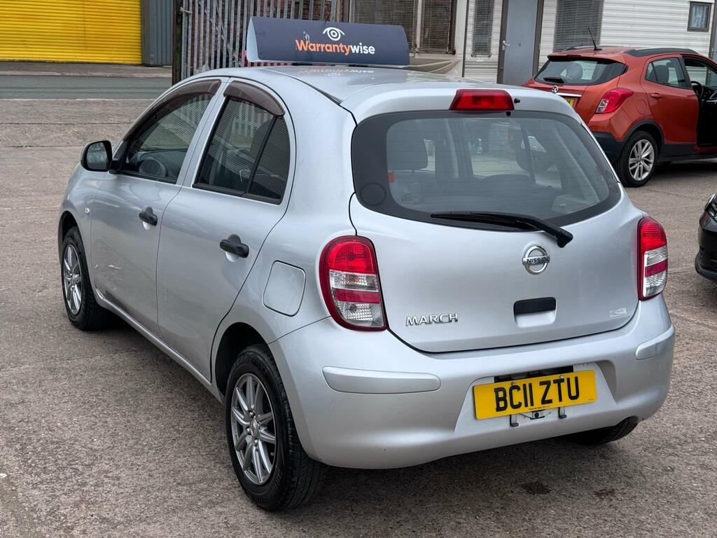 Nissan Micra 1.2 12V Visia Cvt Euro 5 Silver #4