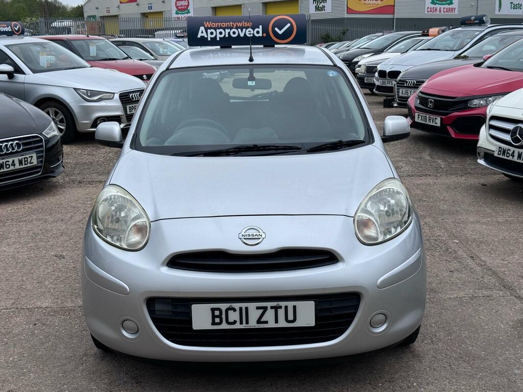 Nissan Micra 1.2 12V Visia Cvt Euro 5 Silver #3