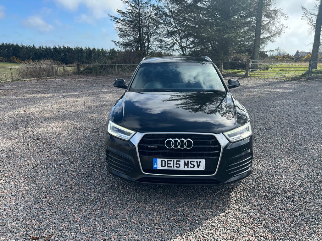 Audi Q3 2.0 Tdi S Line Plus Suv S Tronic Quattr DE15MSV Black #2