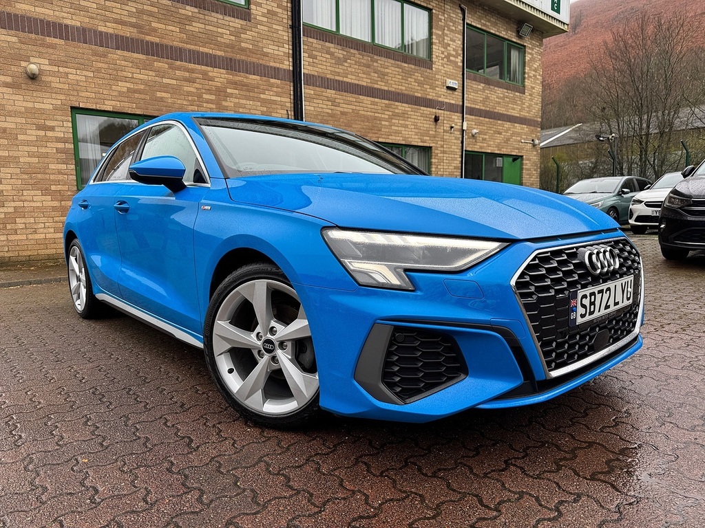 Audi A3 Tfsi S Line Blue