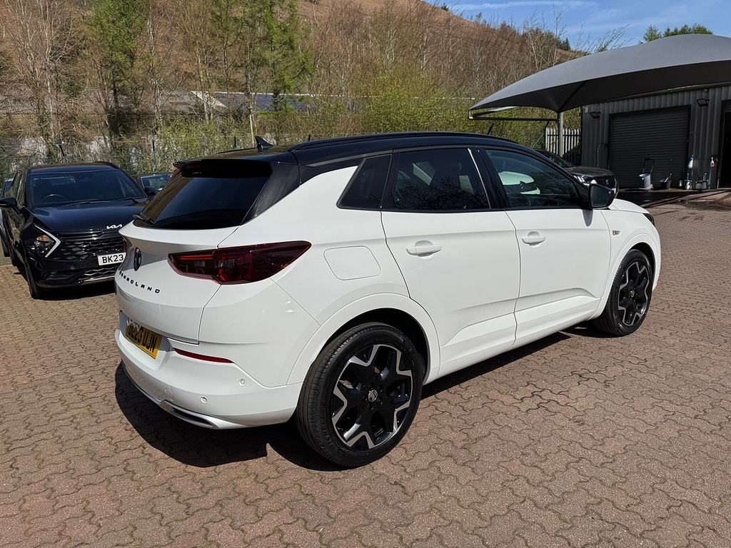 Vauxhall Grandland Turbo Ultimate DE23UJN White #5