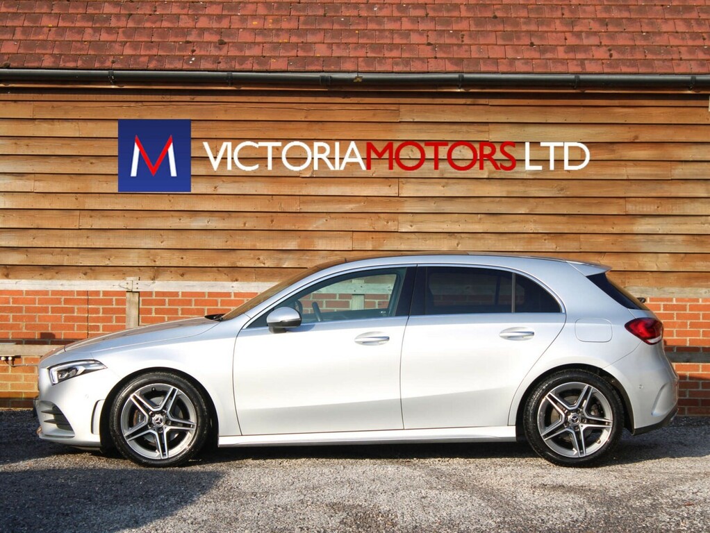 Mercedes-Benz A Class 1.3 A200 Amg Line Premium Hatchback Petr VK70XWB Silver #2