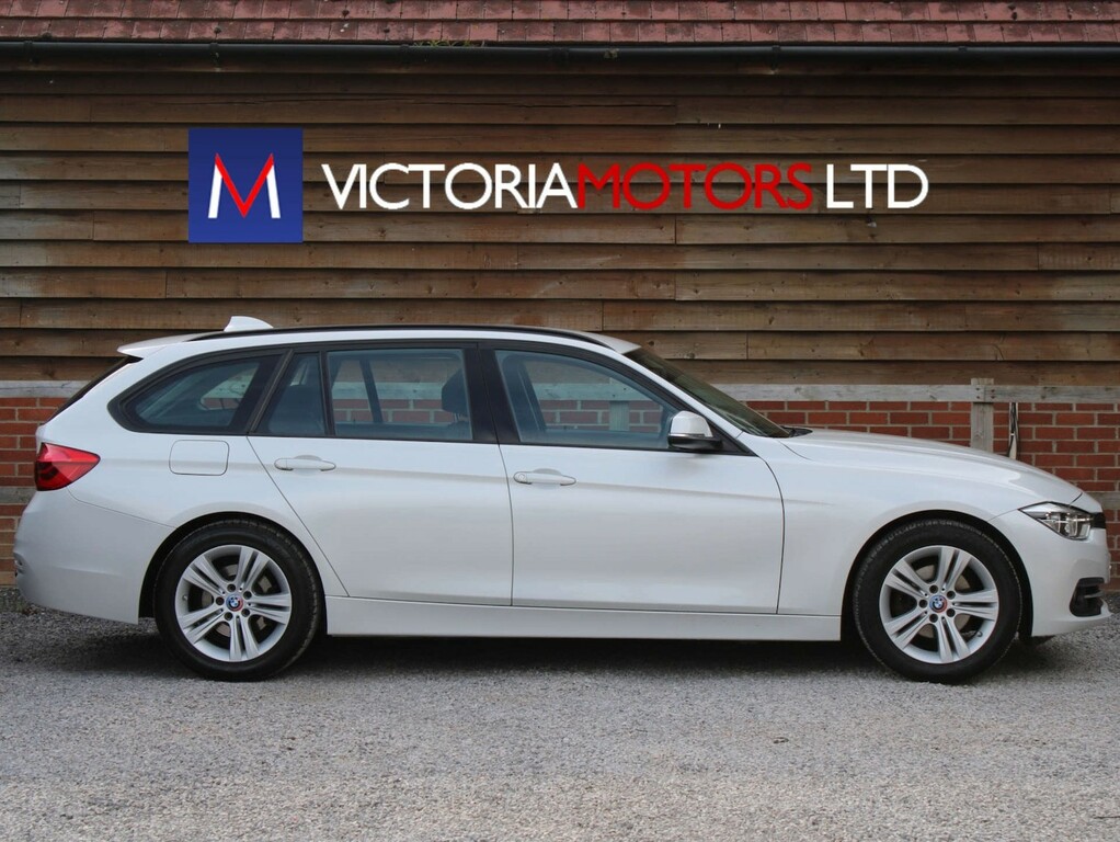 BMW 3 Series 320I Sport Estate Estate FN18BYM White #4