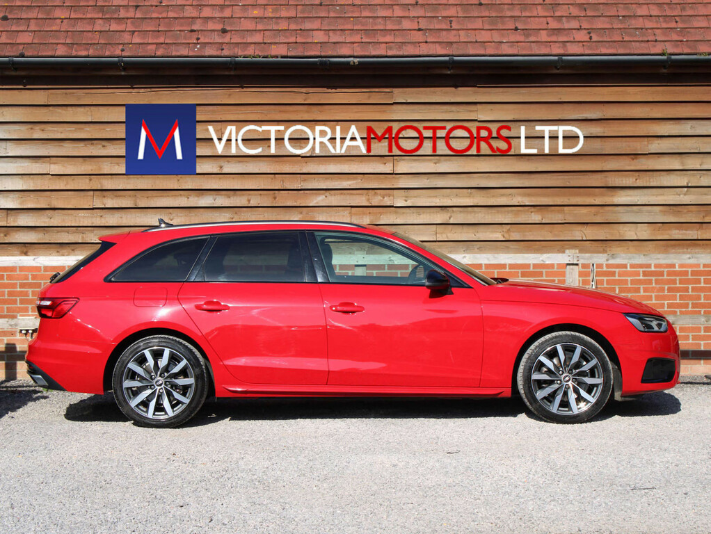 Audi A4 35 Tfsi Sport Edition S Tronic Estate A FD21UBN Red #4