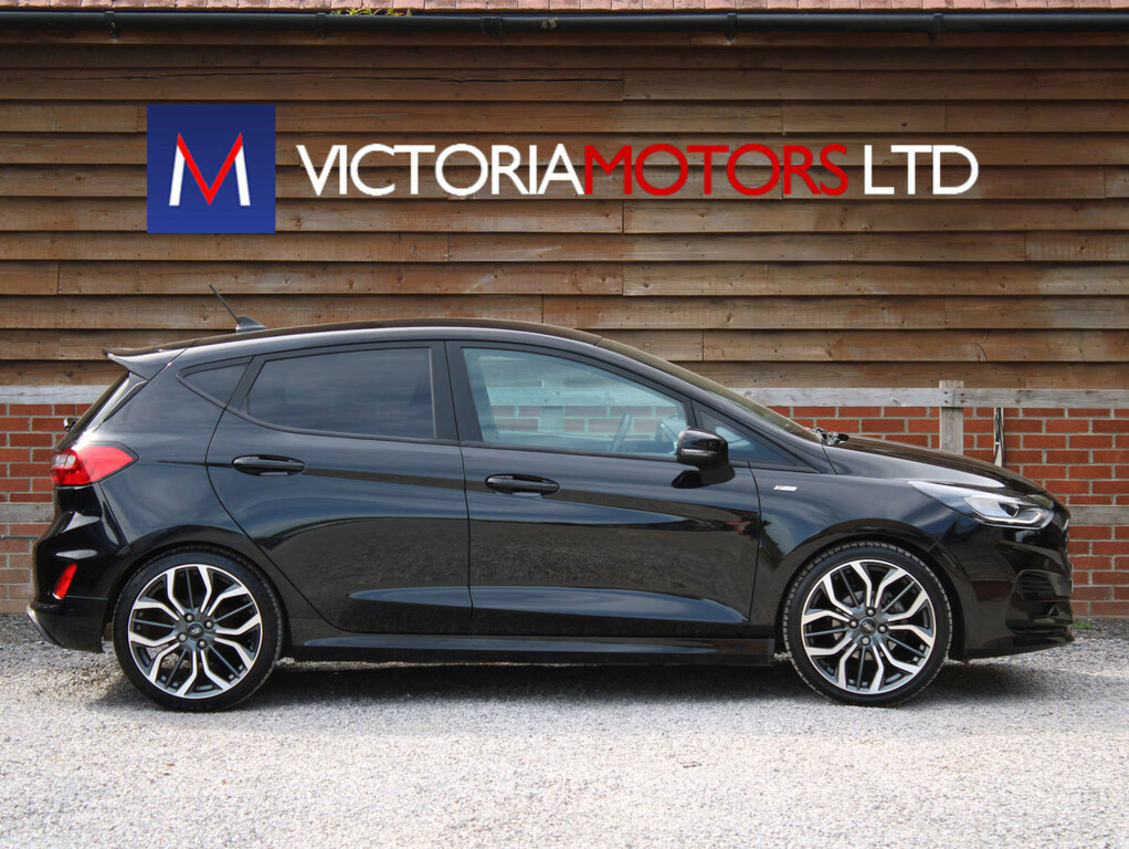 Ford Fiesta 1.0 Turbo St-line X Hatchback MJ72NLN Black #4