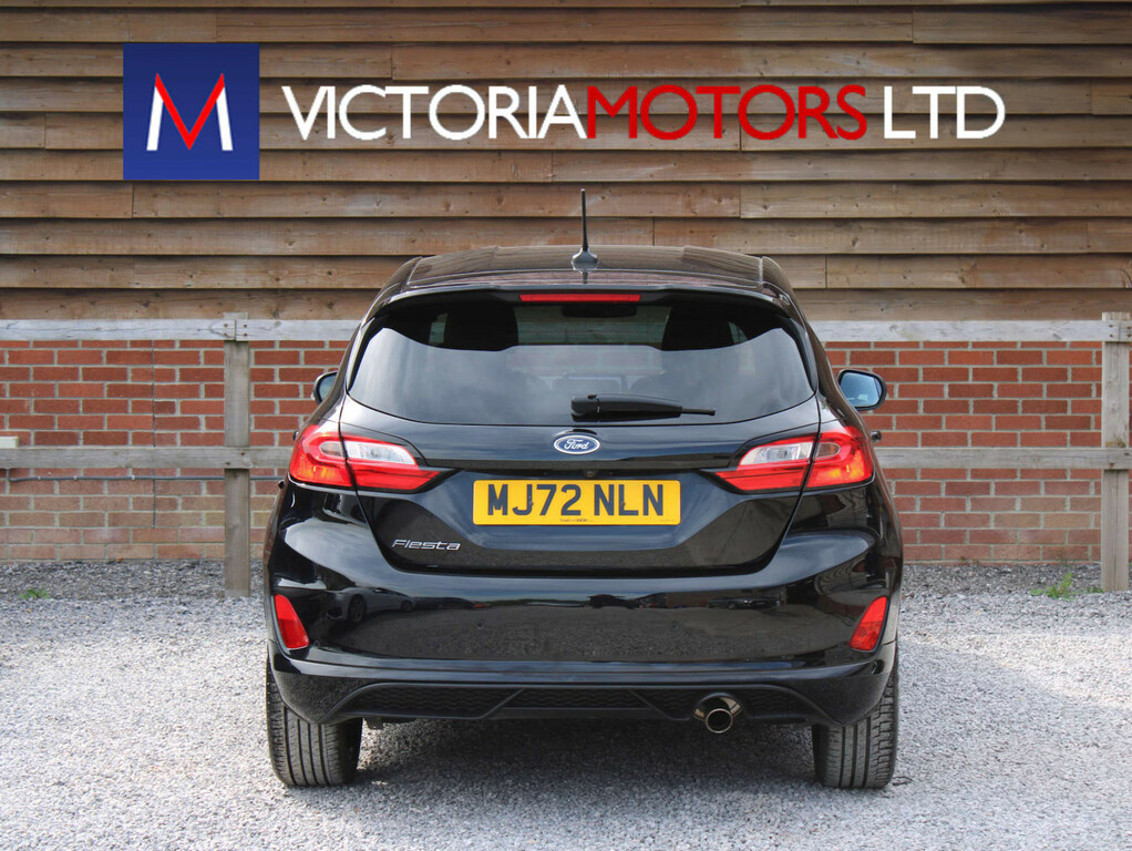 Ford Fiesta 1.0 Turbo St-line X Hatchback MJ72NLN Black #3