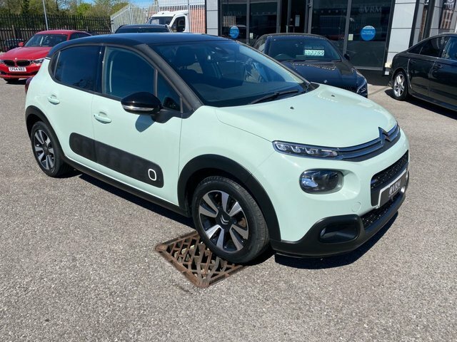 Citroen C3 Puretech Flair Hatchback CP17GKV Green #2