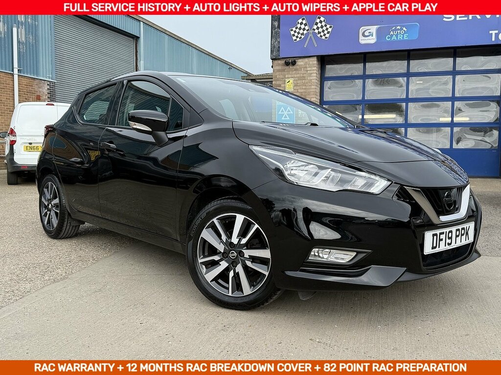 Nissan Micra 1.0 Ig Acenta U12141 Ulez Black