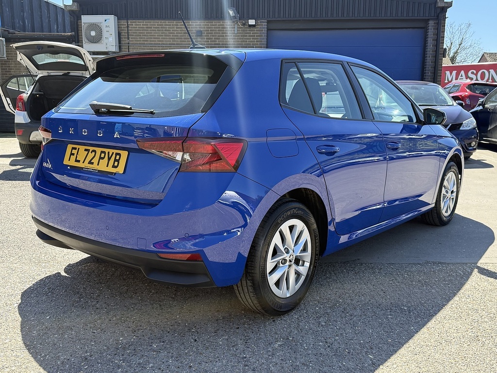 Skoda Fabia 1.0 Mpi Se Comfort U12188 Ulez FL72PYB Blue #2