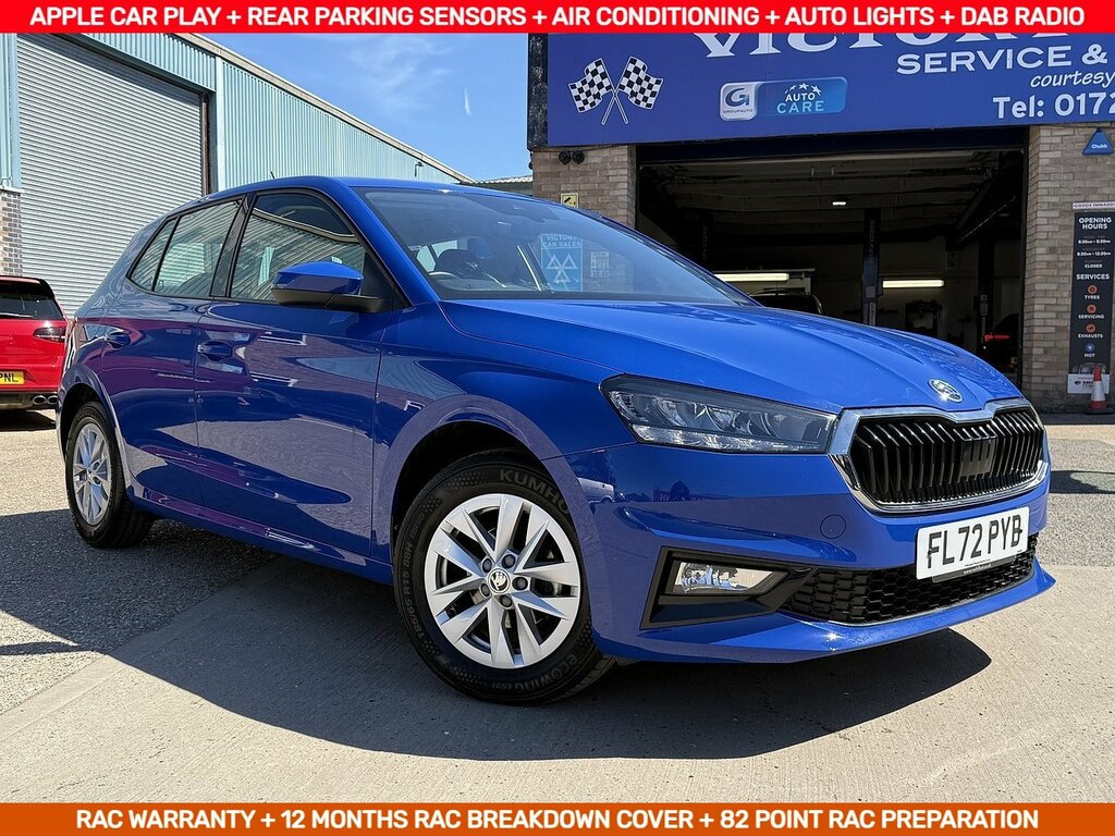 Skoda Fabia 1.0 Mpi Se Comfort U12188 Ulez Blue