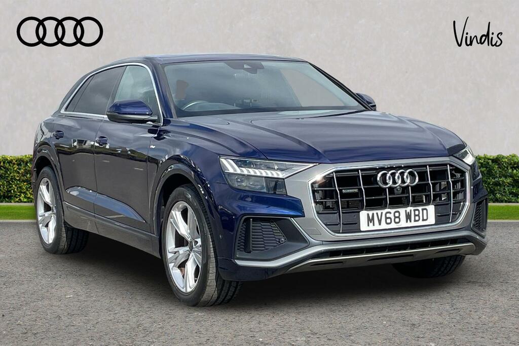 Audi Q8 Audi Q8 S Line 50 Tdi Quattro 286 Ps Tiptronic Blue