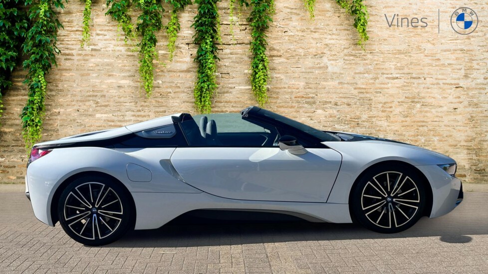 BMW i8 I8 Roadster White #3