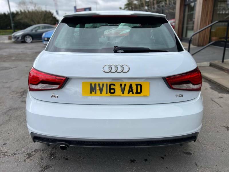 Audi A1 1.6 Tdi S Line MV16VAD White #5