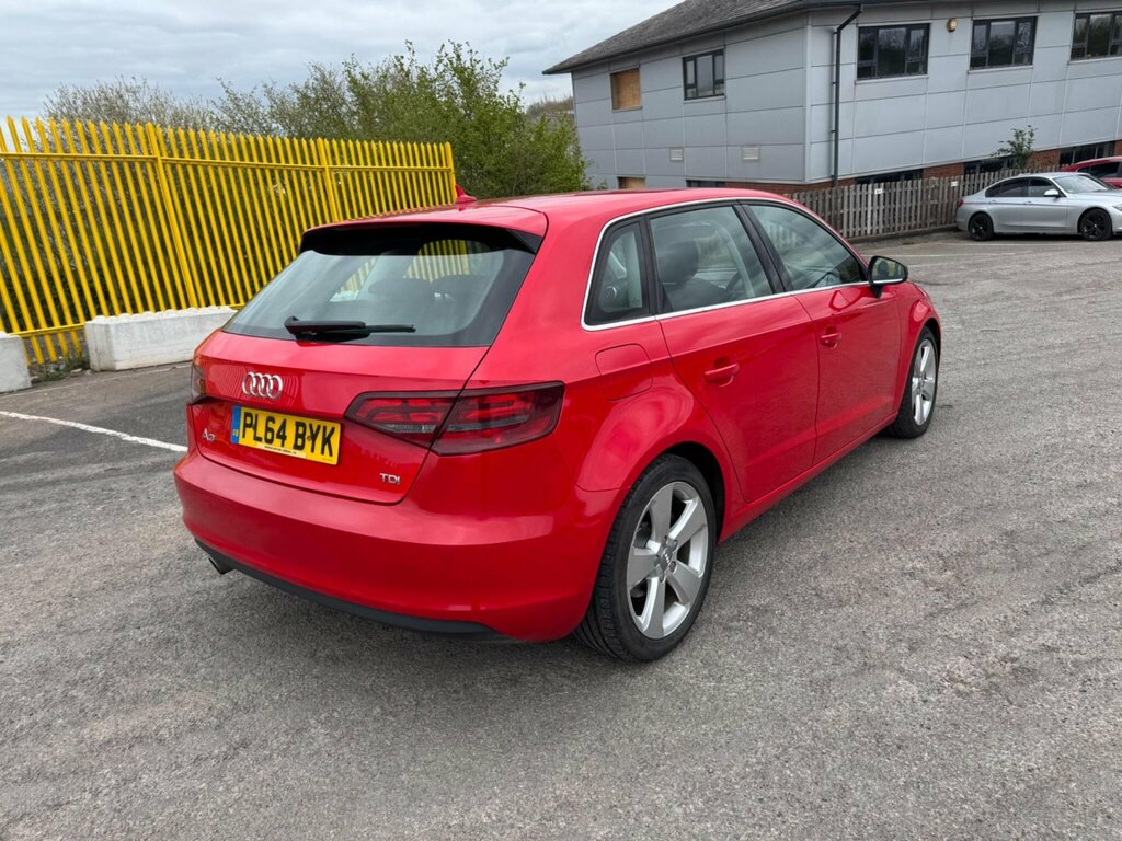 Audi A3 1.6 Tdi Sport Sportback Euro 6 Ss PL64BYK Red #4