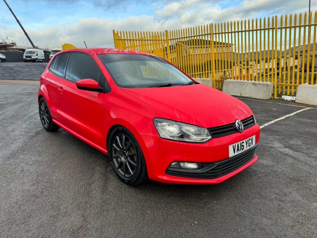 Volkswagen Polo 1.2 Tsi Bluemotion Tech Match Euro 6 Ss VA16YGV Red #4