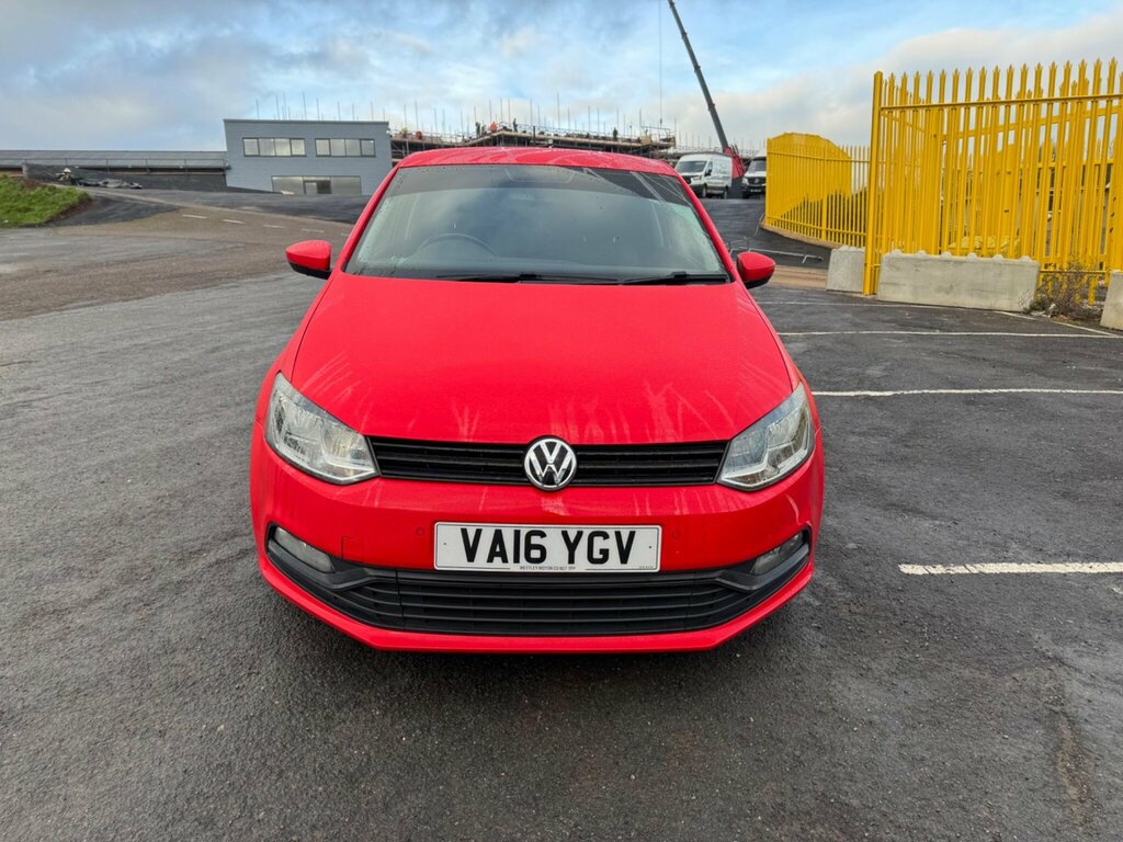 Volkswagen Polo 1.2 Tsi Bluemotion Tech Match Euro 6 Ss VA16YGV Red #3