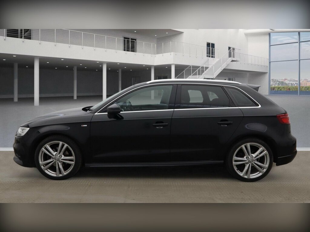 Audi A3 2.0 Tdi S Line Sportback Quattro Euro 6 Ss KP66PDZ Black #3