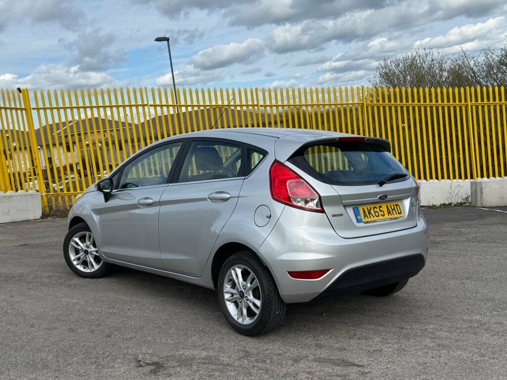 Ford Fiesta 1.0T Ecoboost Zetec Euro 6 Ss AK65AHD Silver #2