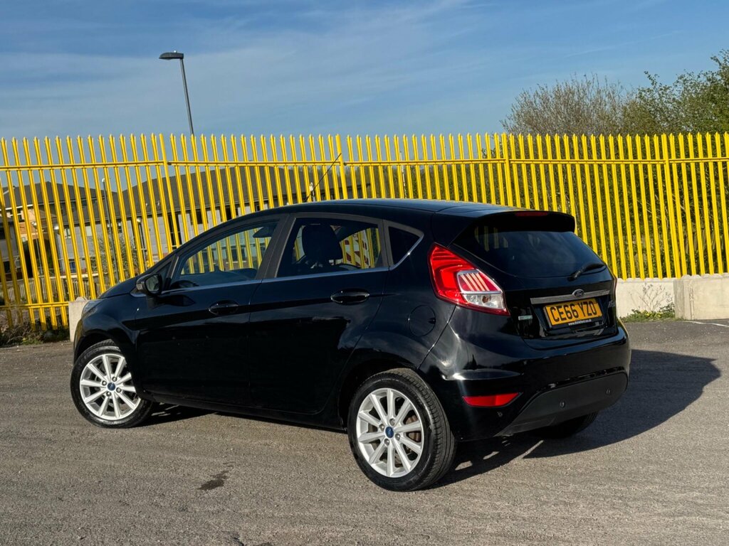 Ford Fiesta 1.0T Ecoboost Titanium Euro 6 Ss CE66YZO Black #2