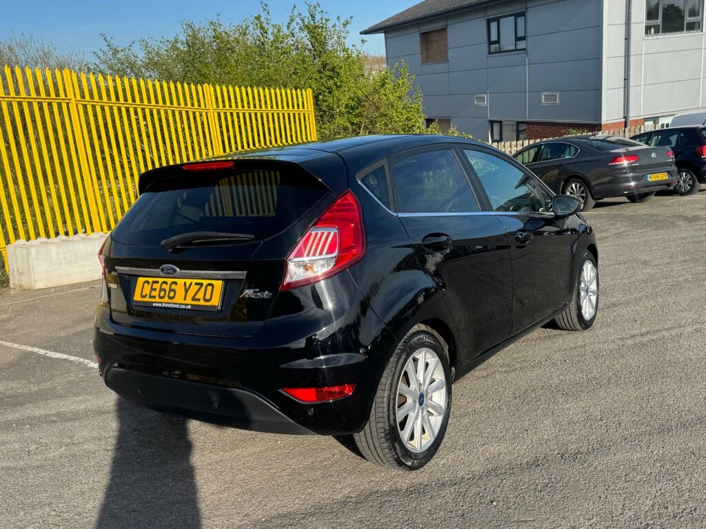 Ford Fiesta 1.0T Ecoboost Titanium Euro 6 Ss CE66YZO Black #6