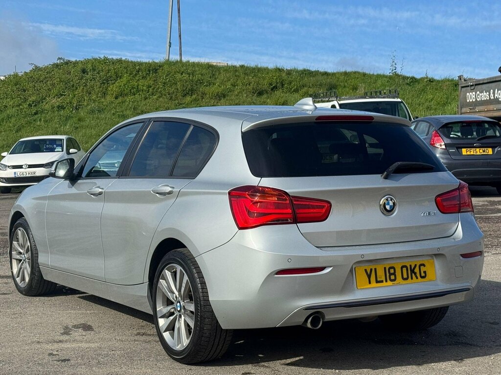 BMW 1 Series 2.0 118D Sport Euro 6 Ss YL18OKG Silver #2