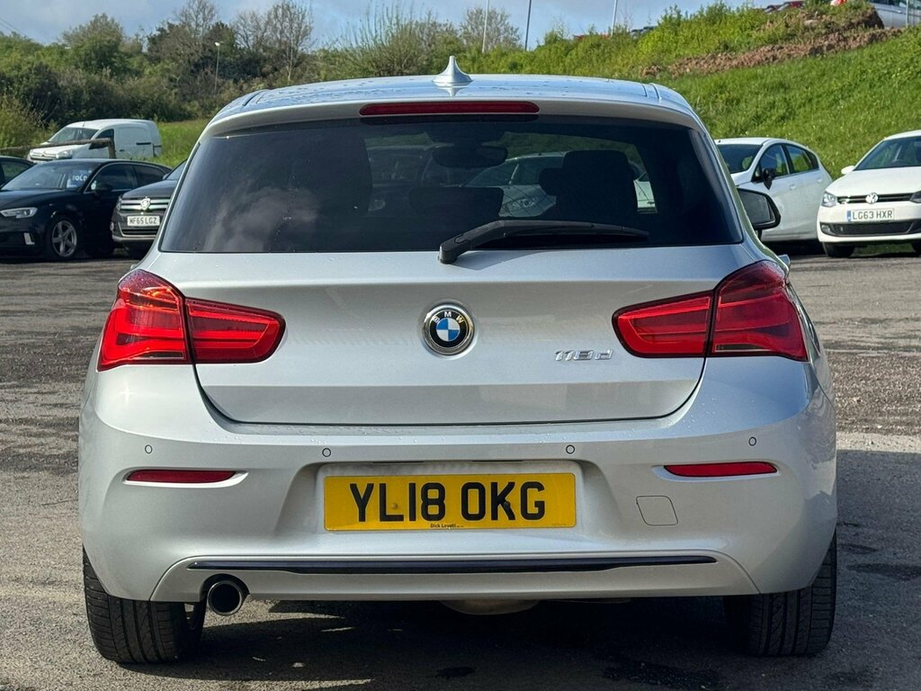 BMW 1 Series 2.0 118D Sport Euro 6 Ss YL18OKG Silver #4