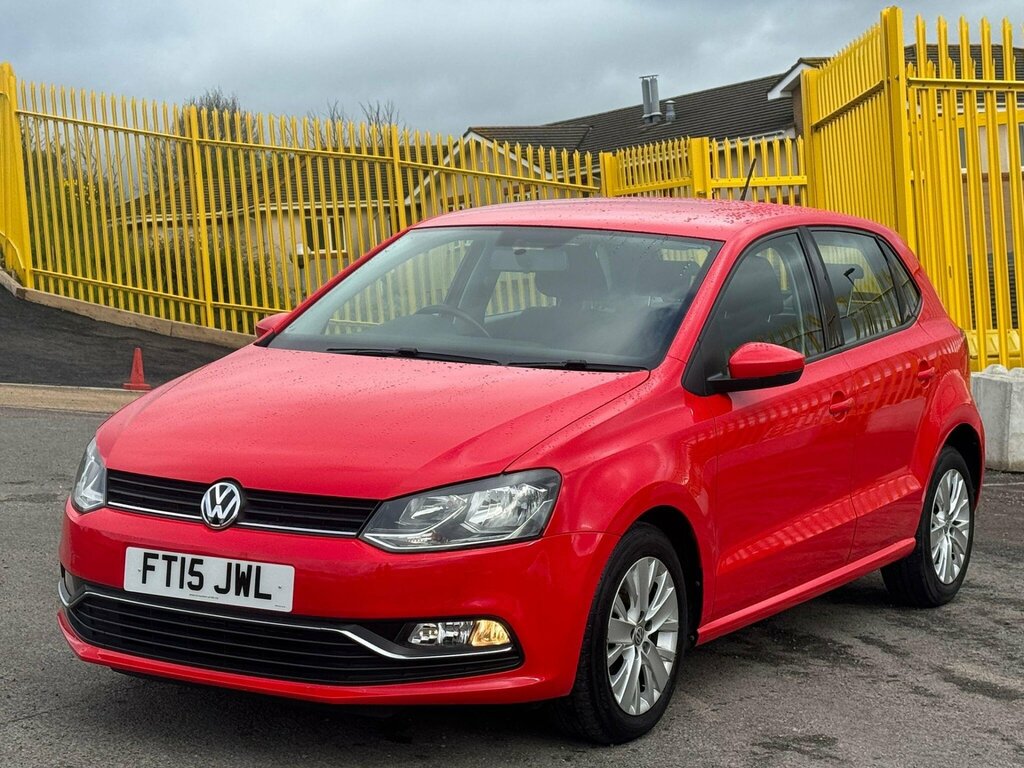 Volkswagen Polo 1.2 Tsi Bluemotion Tech Se Euro 6 Ss FT15JWL Red #3