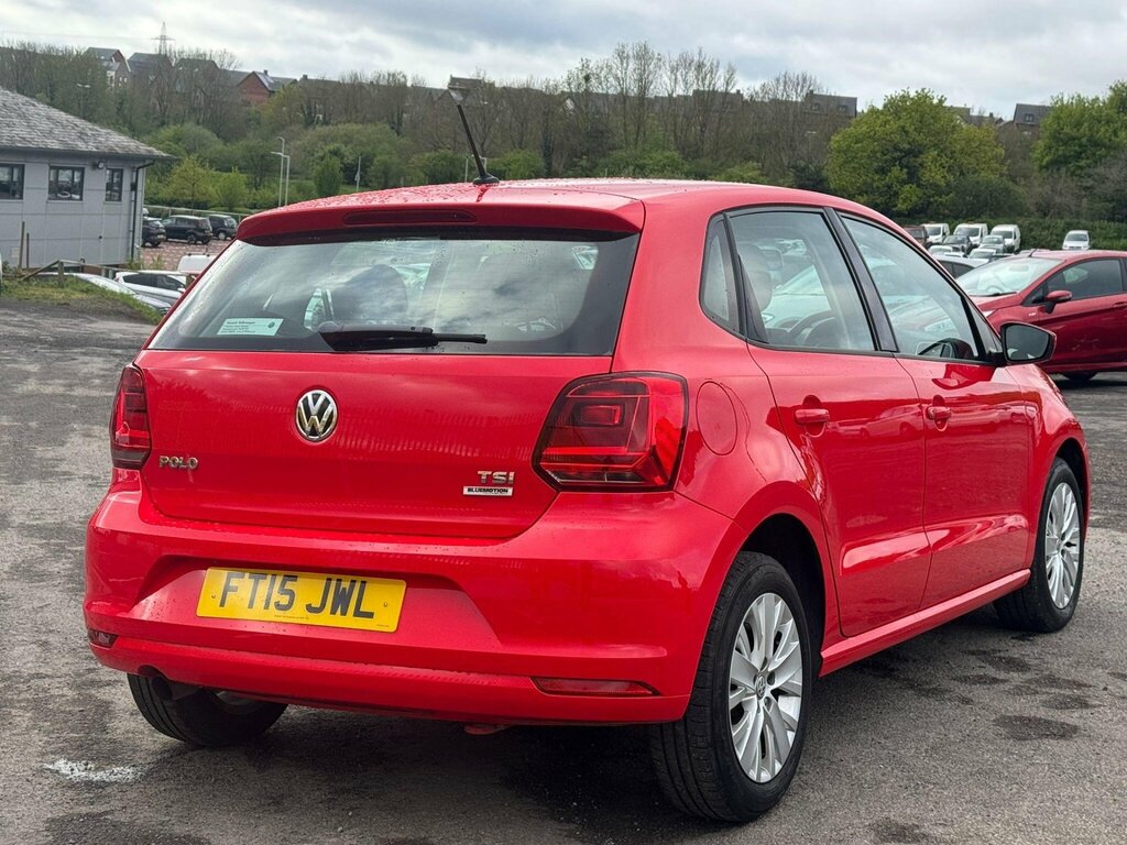 Volkswagen Polo 1.2 Tsi Bluemotion Tech Se Euro 6 Ss FT15JWL Red #5