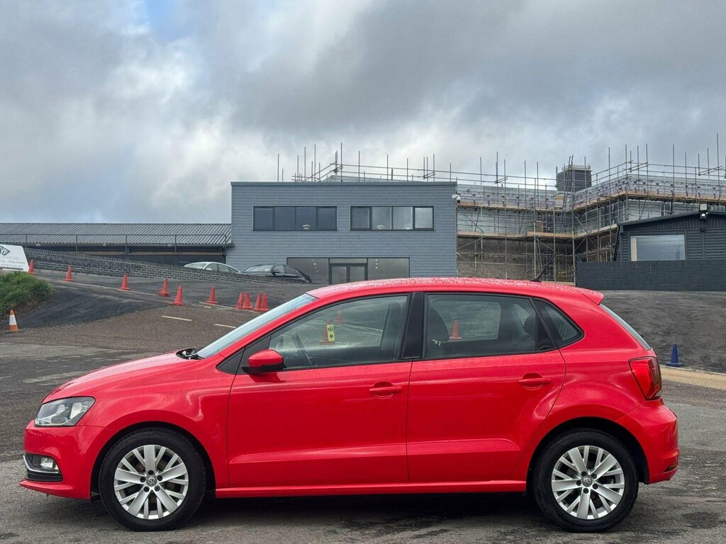 Volkswagen Polo 1.2 Tsi Bluemotion Tech Se Euro 6 Ss FT15JWL Red #4