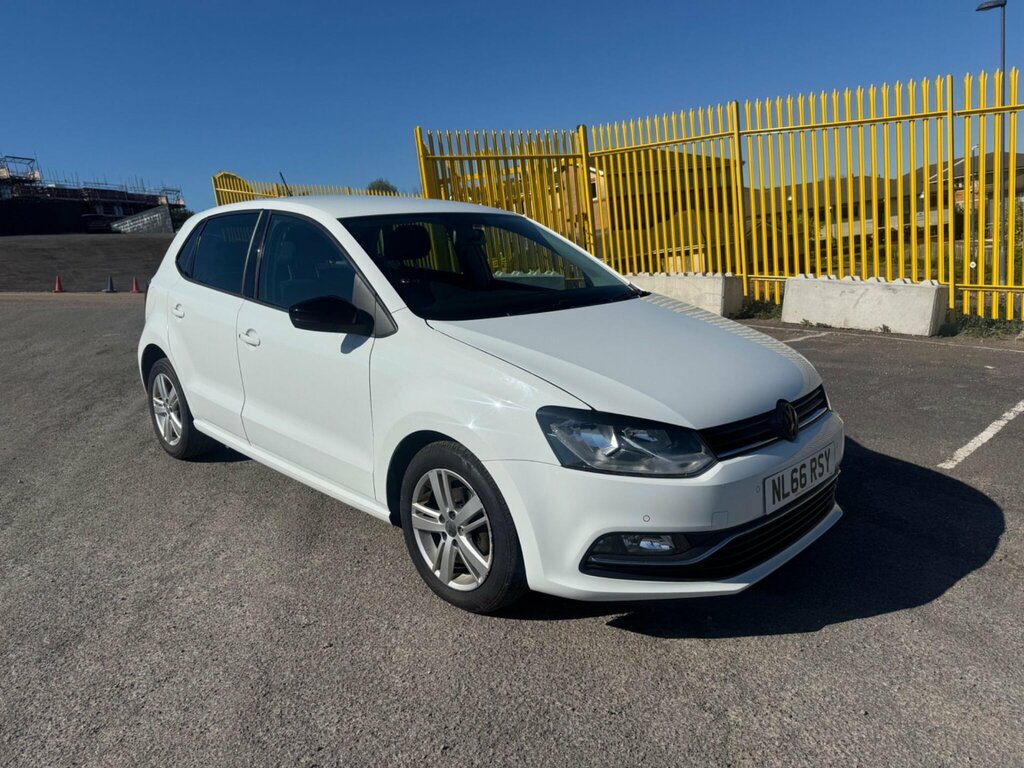 Volkswagen Polo 1.2 Tsi Bluemotion Tech Match Euro 6 Ss NL66RSY White #4