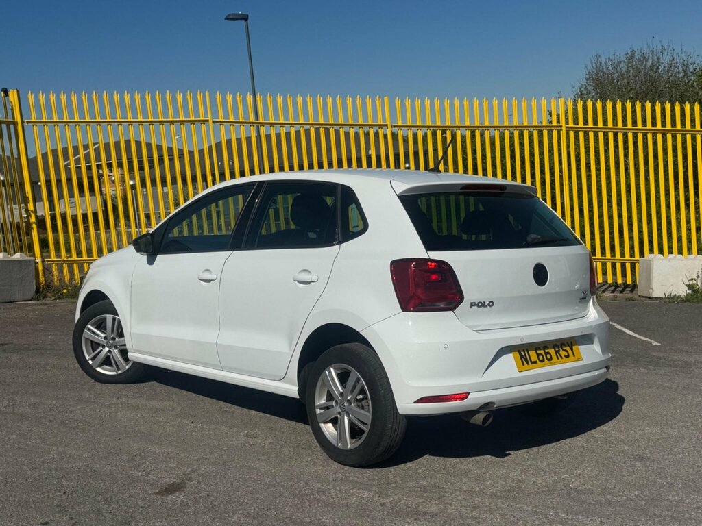 Volkswagen Polo 1.2 Tsi Bluemotion Tech Match Euro 6 Ss NL66RSY White #2