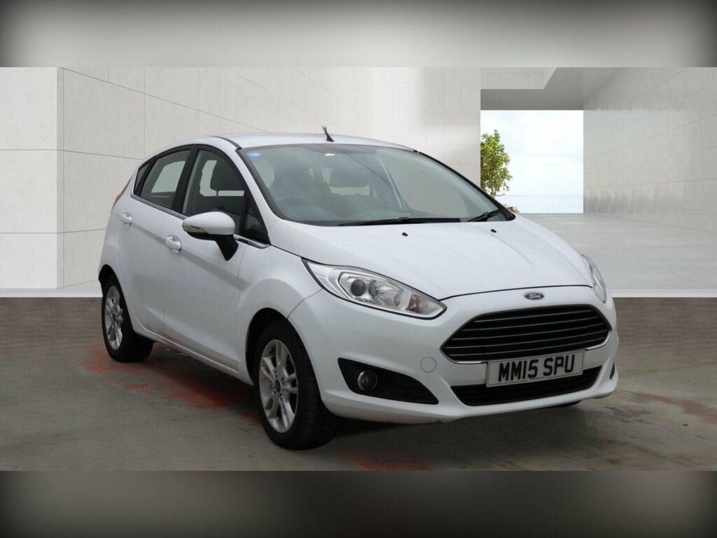 Ford Fiesta 1.0T Ecoboost Zetec Euro 6 Ss MM15SPU White