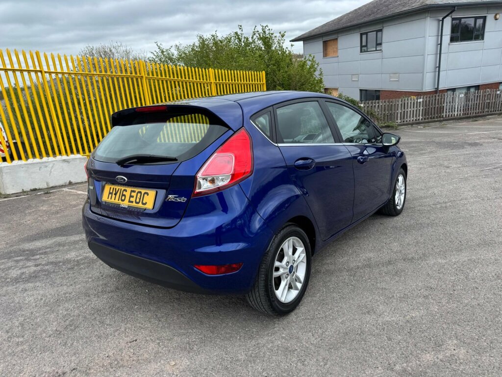 Ford Fiesta 1.0T Ecoboost Zetec Euro 6 Ss HY16EOC Blue #6