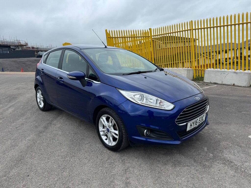 Ford Fiesta 1.0T Ecoboost Zetec Euro 6 Ss HY16EOC Blue #4